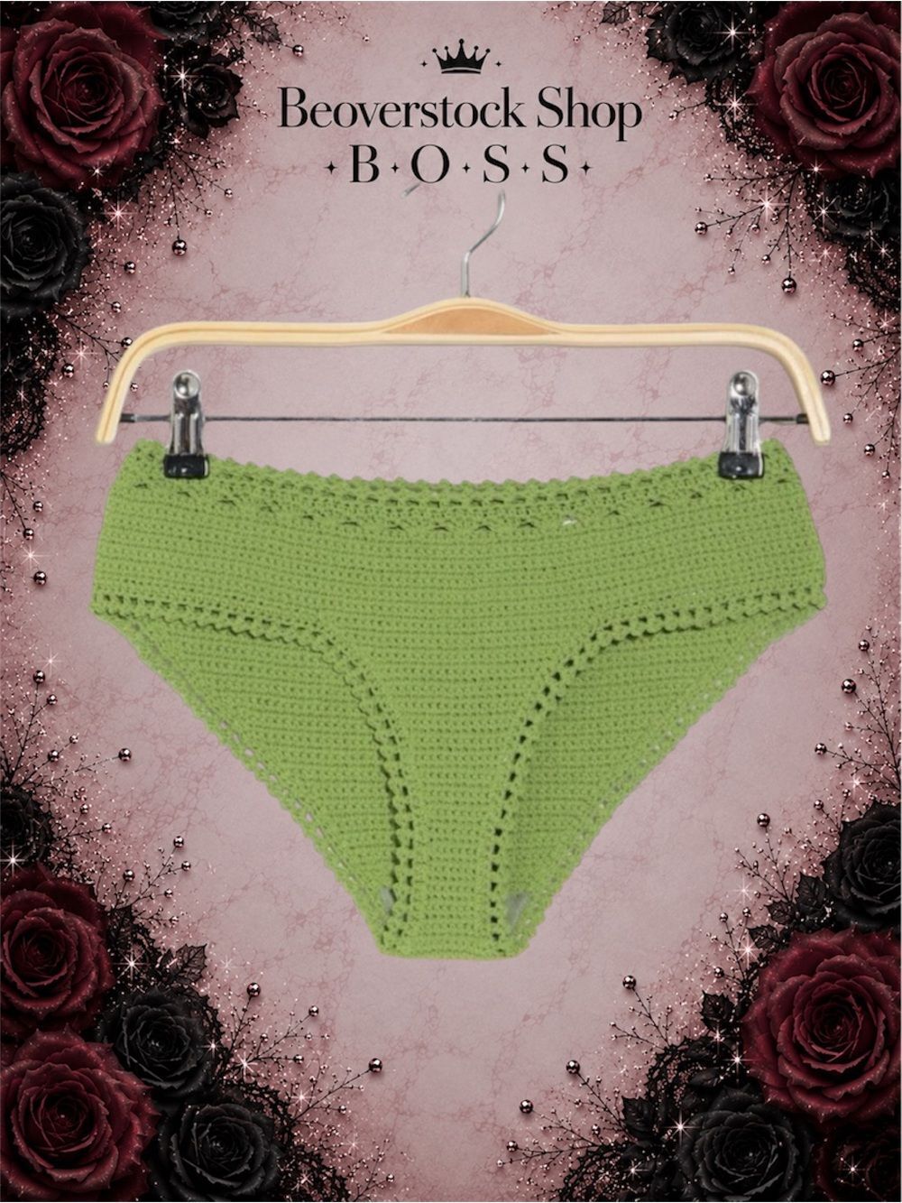 New NWT Women's Vince Lounge Crochet Bikini Bottoms Pistachio S